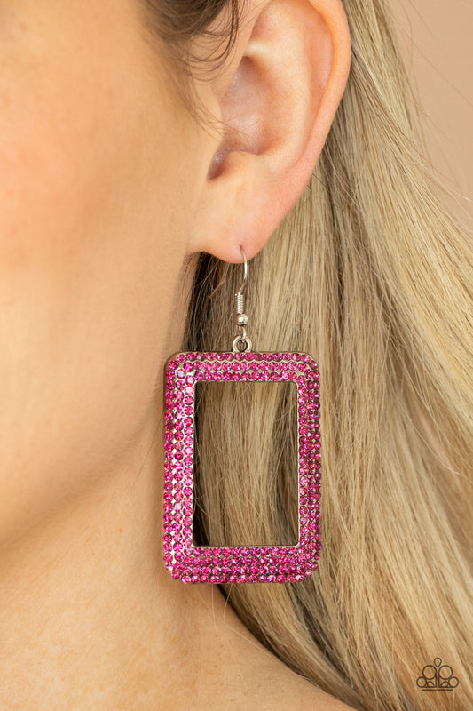 World FRAME-ous Pink
Earrings - Daria's Blings N Things