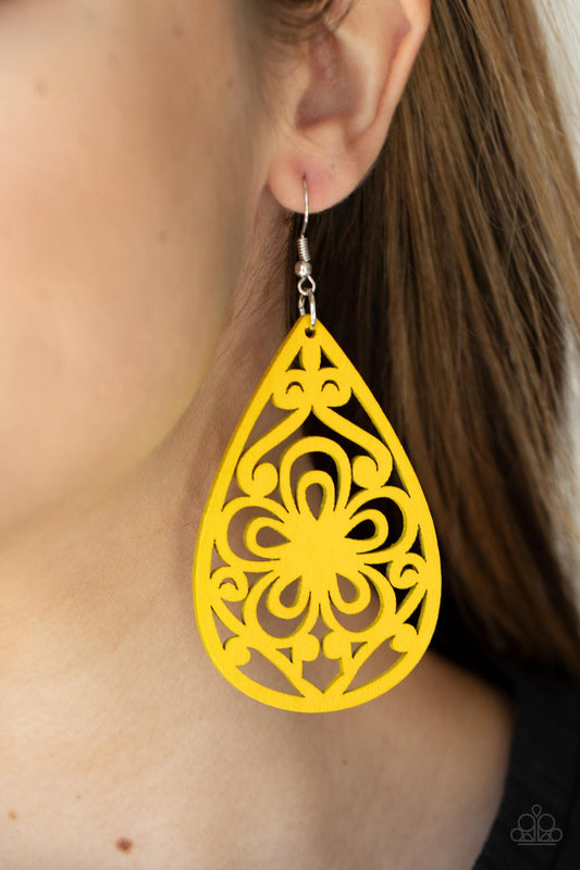 Marine Eden Yellow Earrings