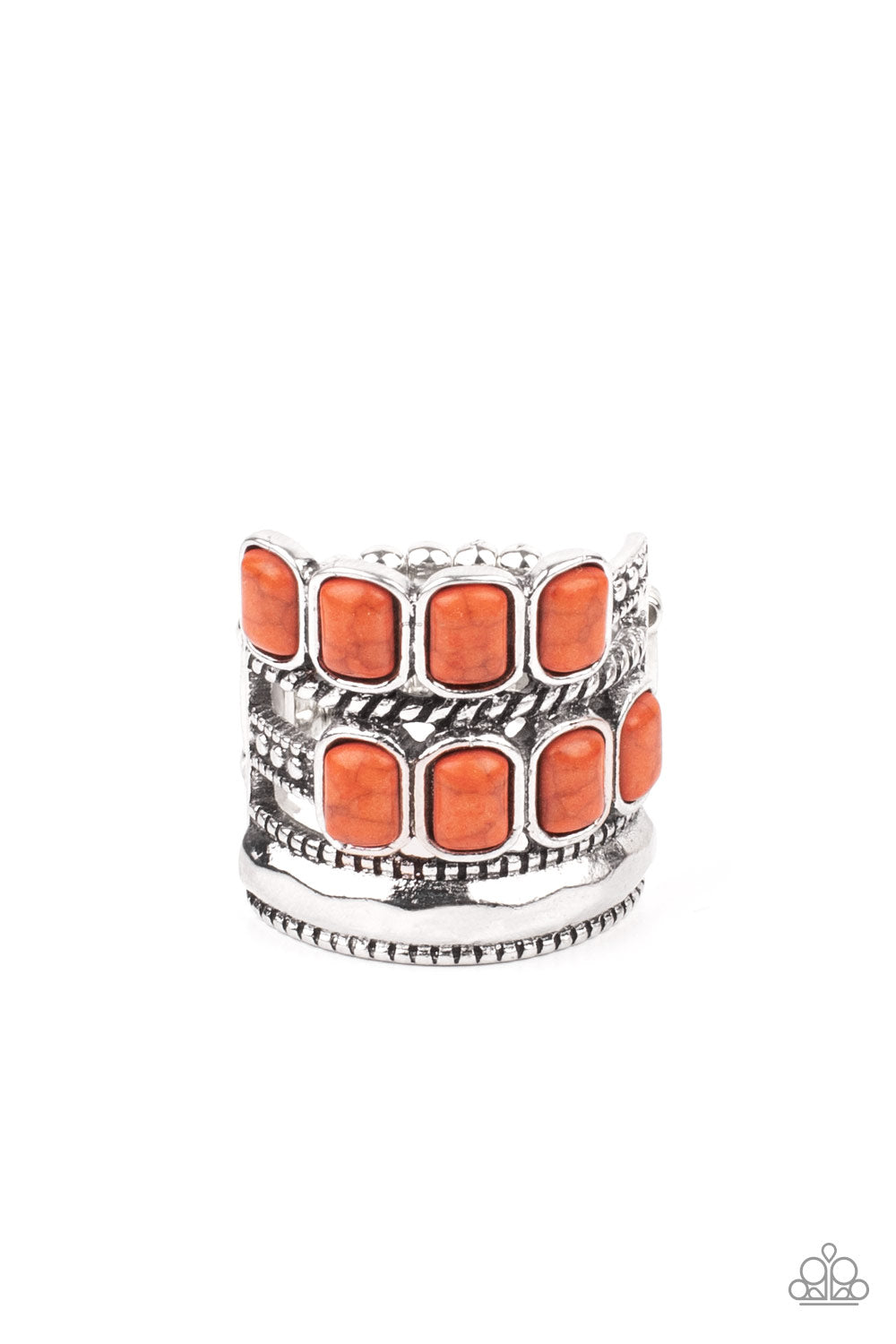 Mojave Monument Orange Ring - Daria's Blings N Things