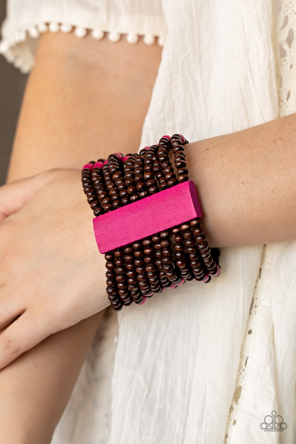 Tropical Trendsetter Pink Bracelet Paparazzi