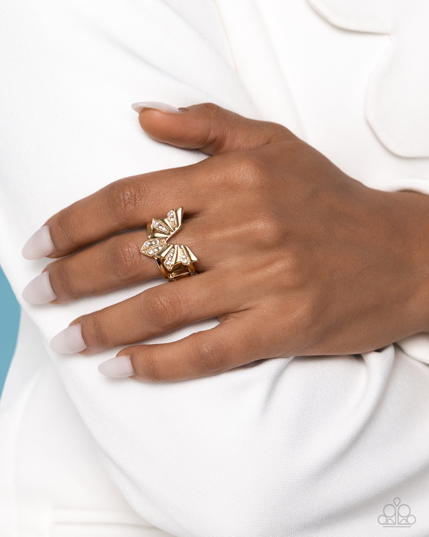 Extra Empirical Gold Ring Paparazzi