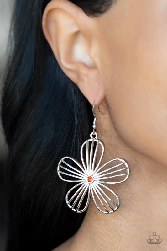 Meadow Musical Orange Earrings Paparazzi