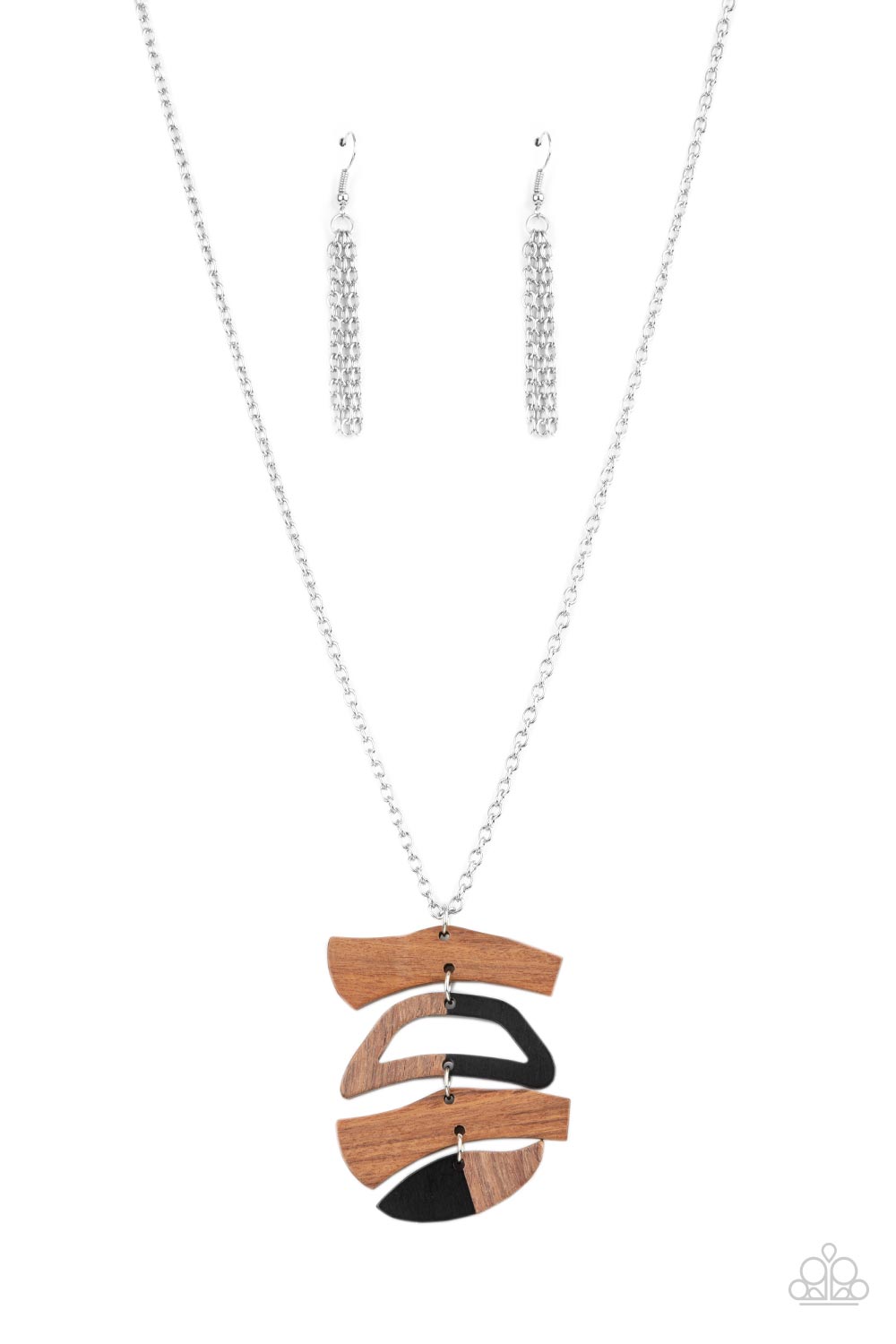 A WOODWORK In Progress Black Necklace