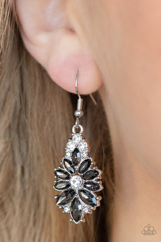 Gala Goddess Silver Earrings