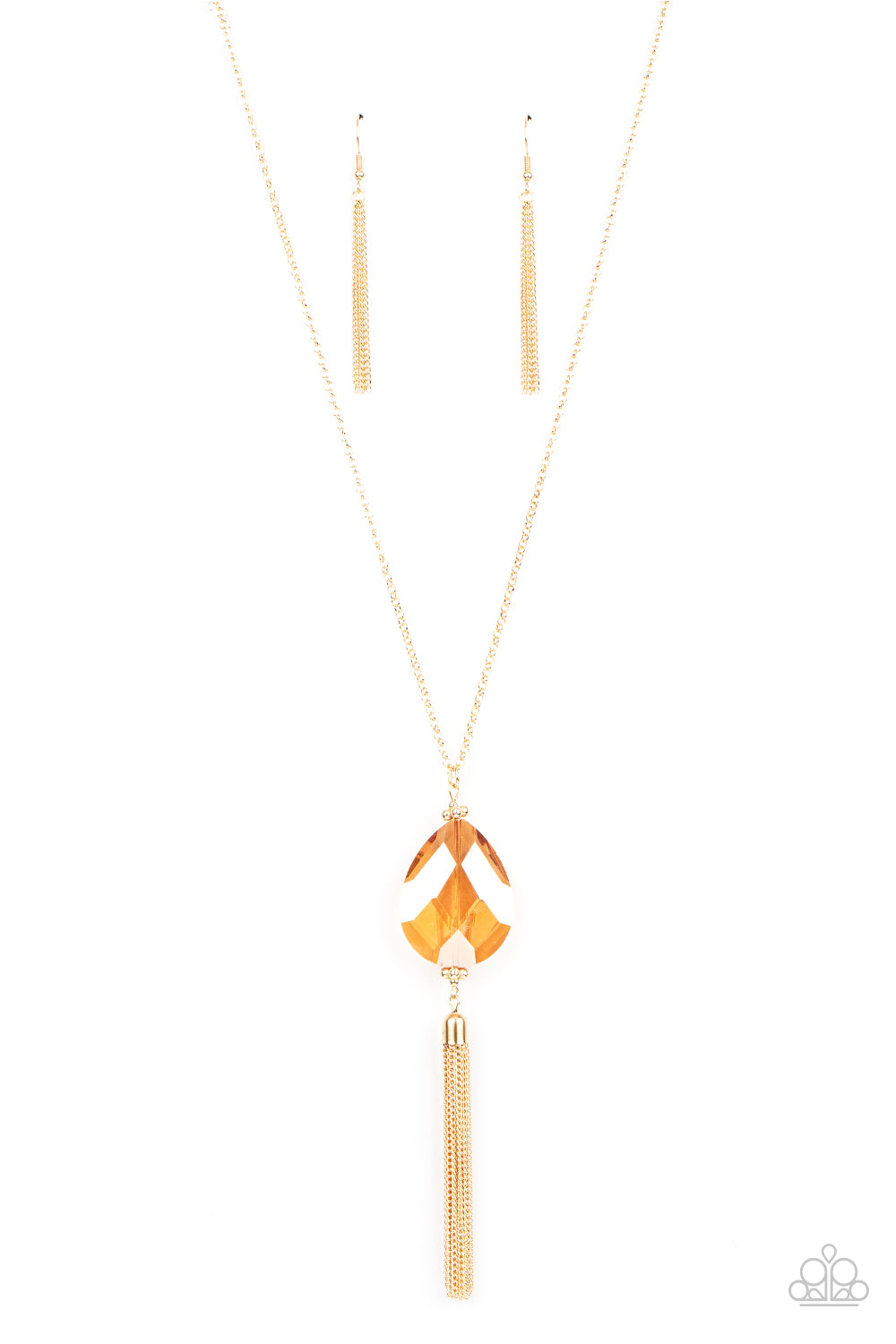 Interstellar Solstice Gold Necklace Paparazzi