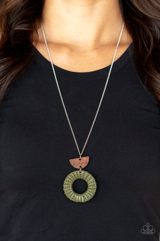 Homespun Stylist Green Necklace Paparazzi
