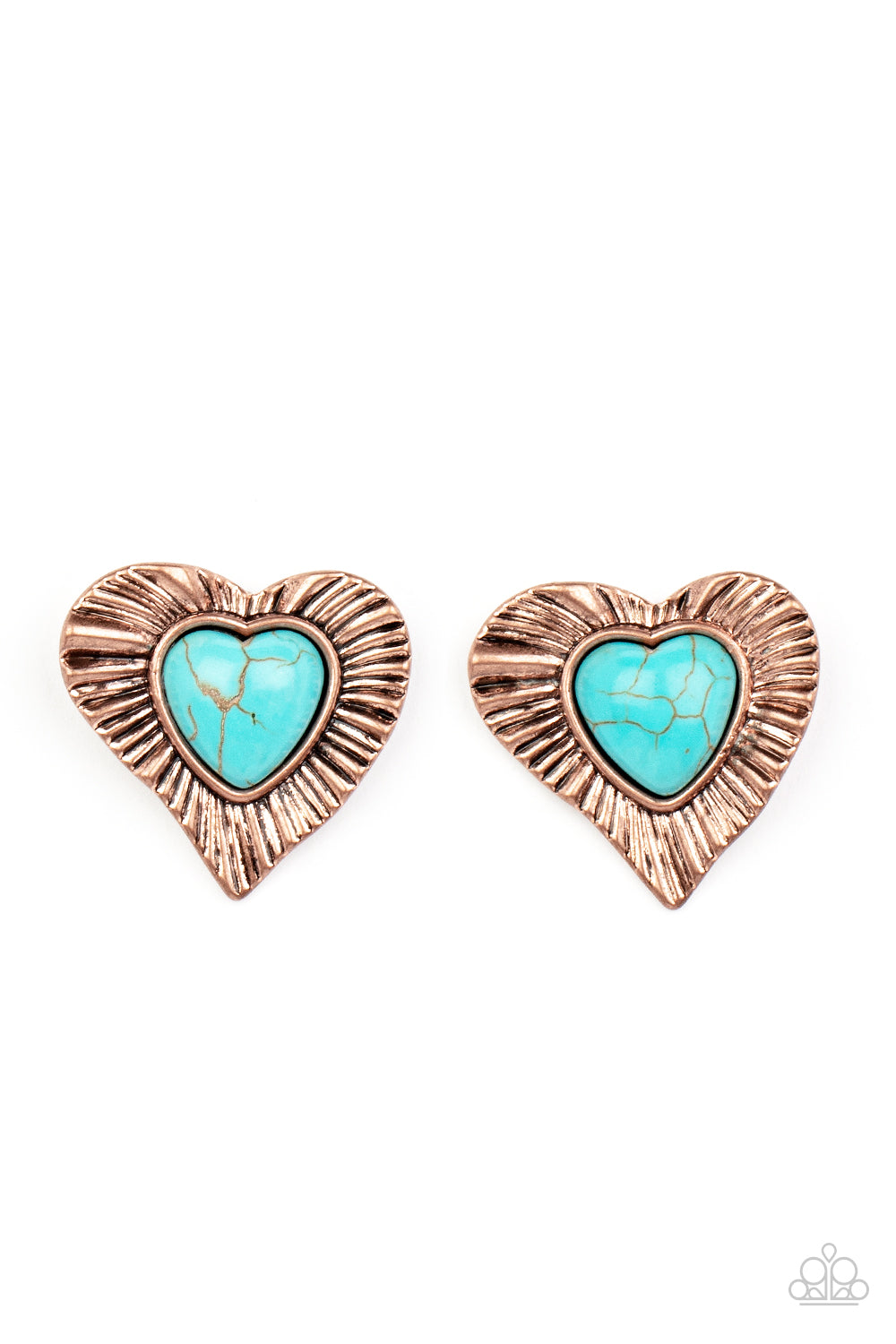Rustic Romance Copper
Earrings Paparazzi