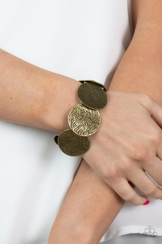 Extra Etched Brass Bracelet Paparazzi