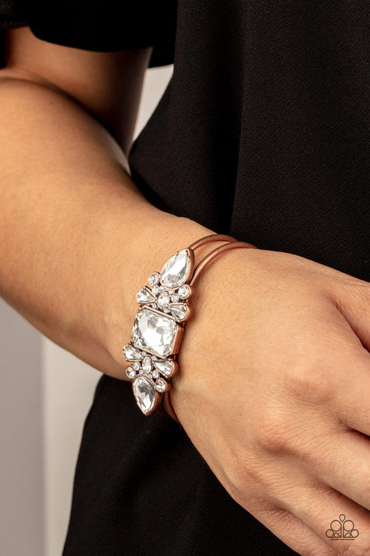 Call Me Old-Fashioned Copper Bracelet Paparazzi