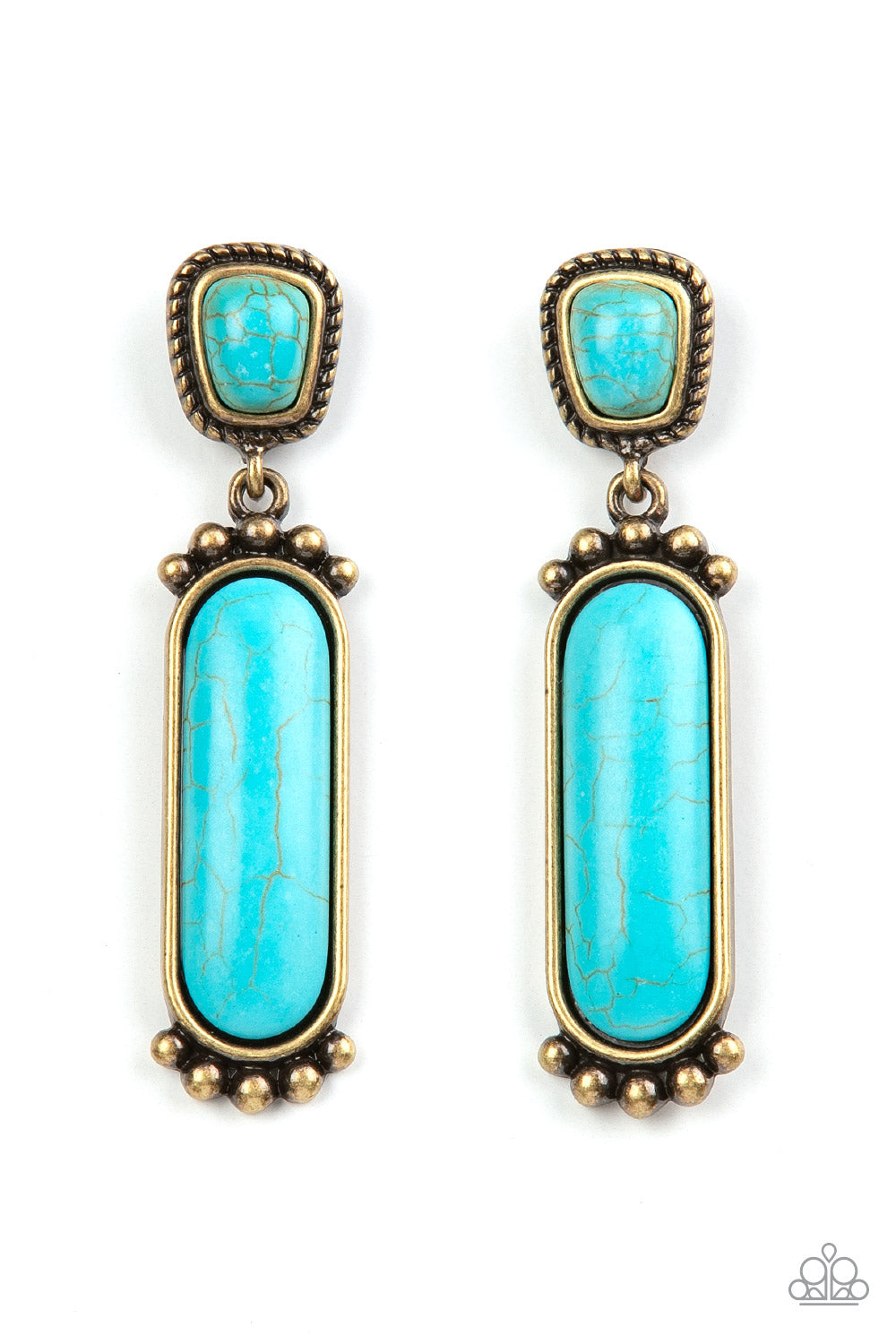 Southern Charm Brass Earrings