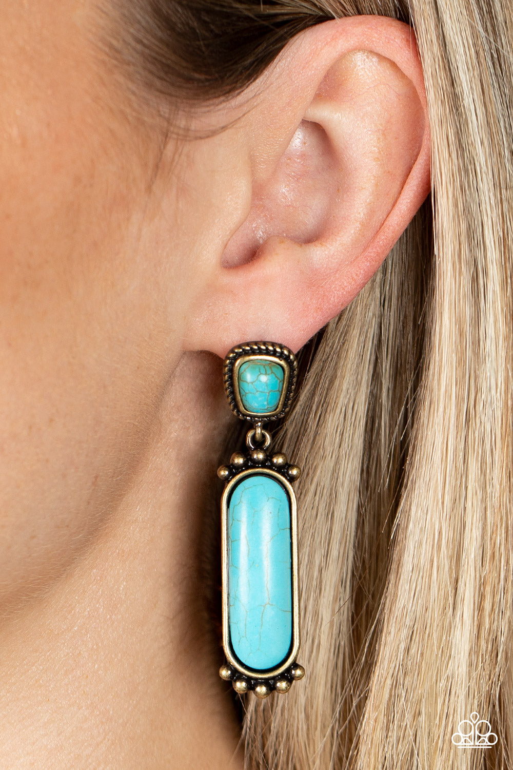 Southern Charm Brass Earrings