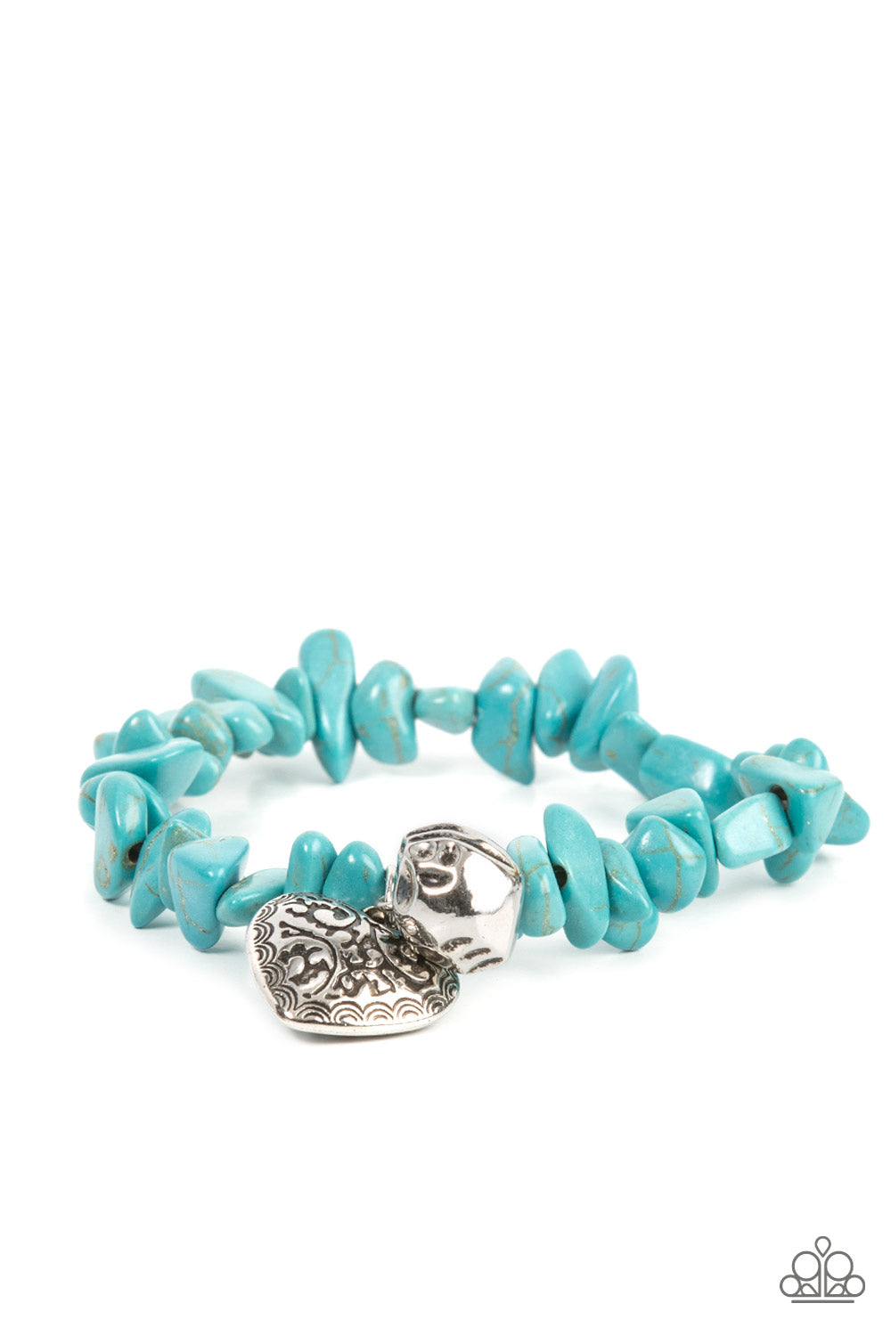 Love You to Pieces Blue Bracelet Paparazzi
