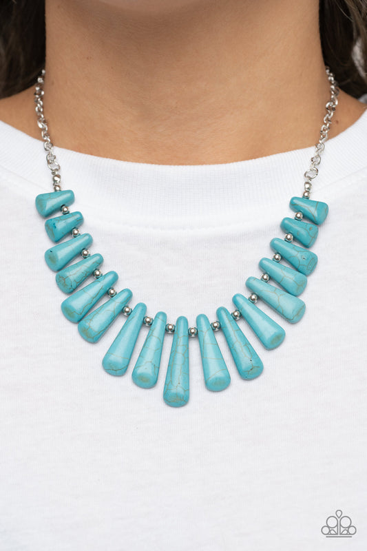 Mojave Empress Blue Necklace