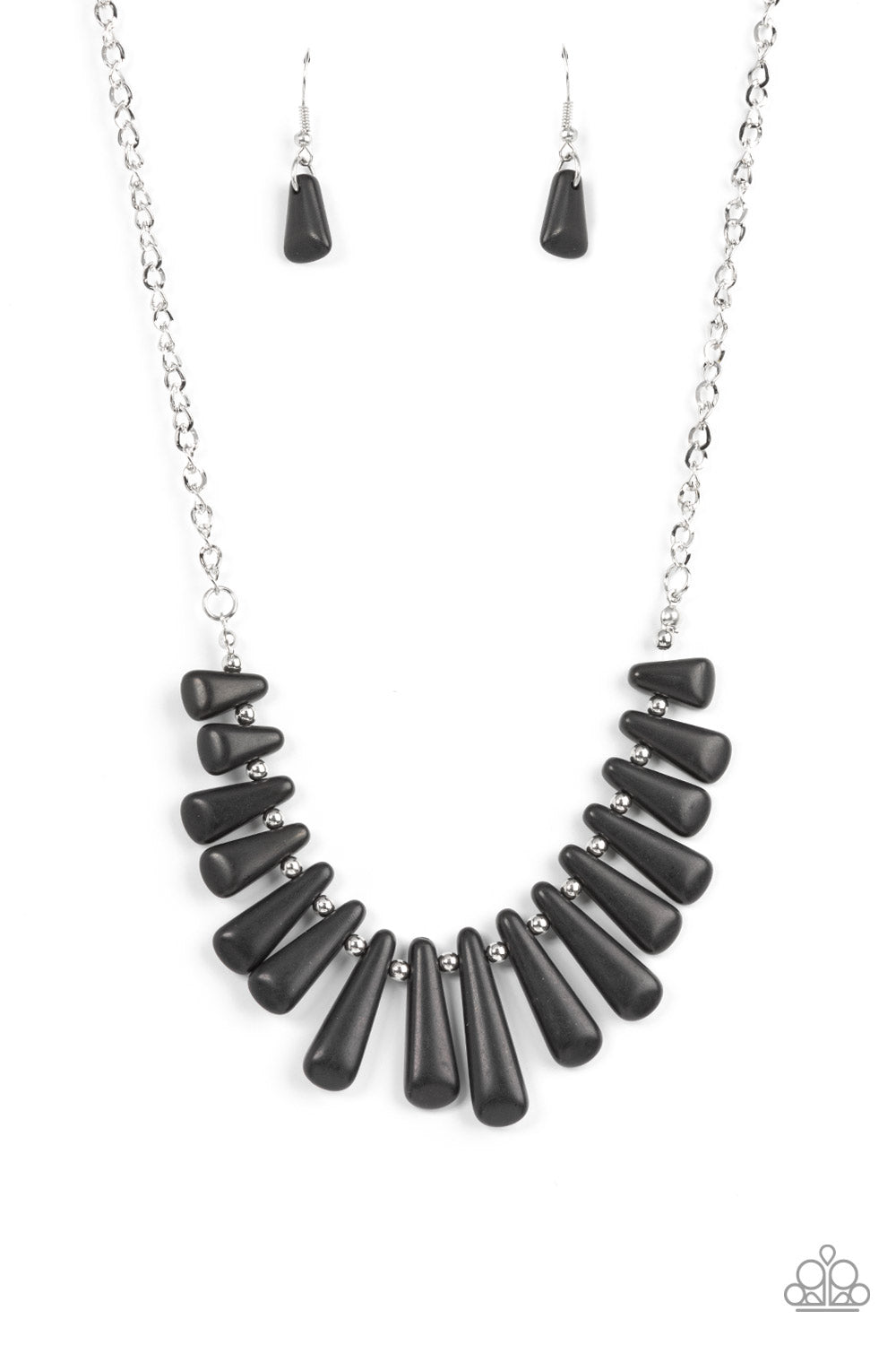 Mojave Empress Black Necklace Paparazzi