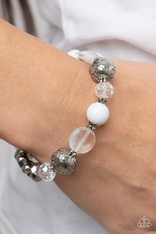 Pretty Persuasion White Bracelet