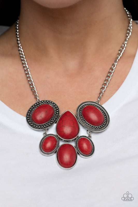 All-Natural Nostalgia Red Necklace