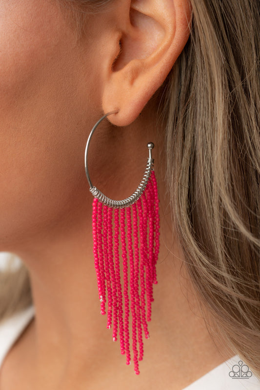 Saguaro Breeze Pink Earrings Paparazzi