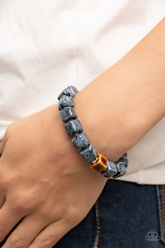 Glaze Craze Blue Bracelet Paparazzi