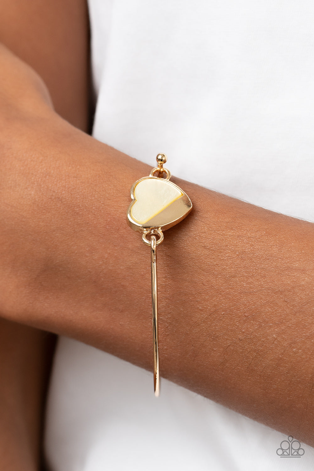 Hidden Intentions Gold Bracelet Paparazzi