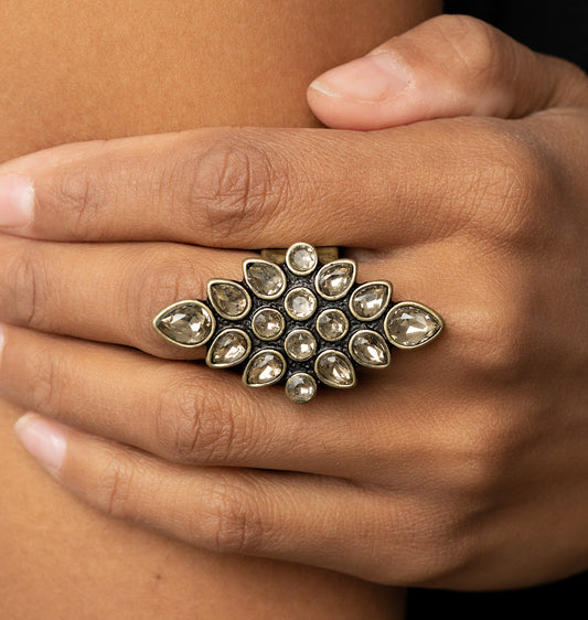 Combustible Iridescence Brass Ring