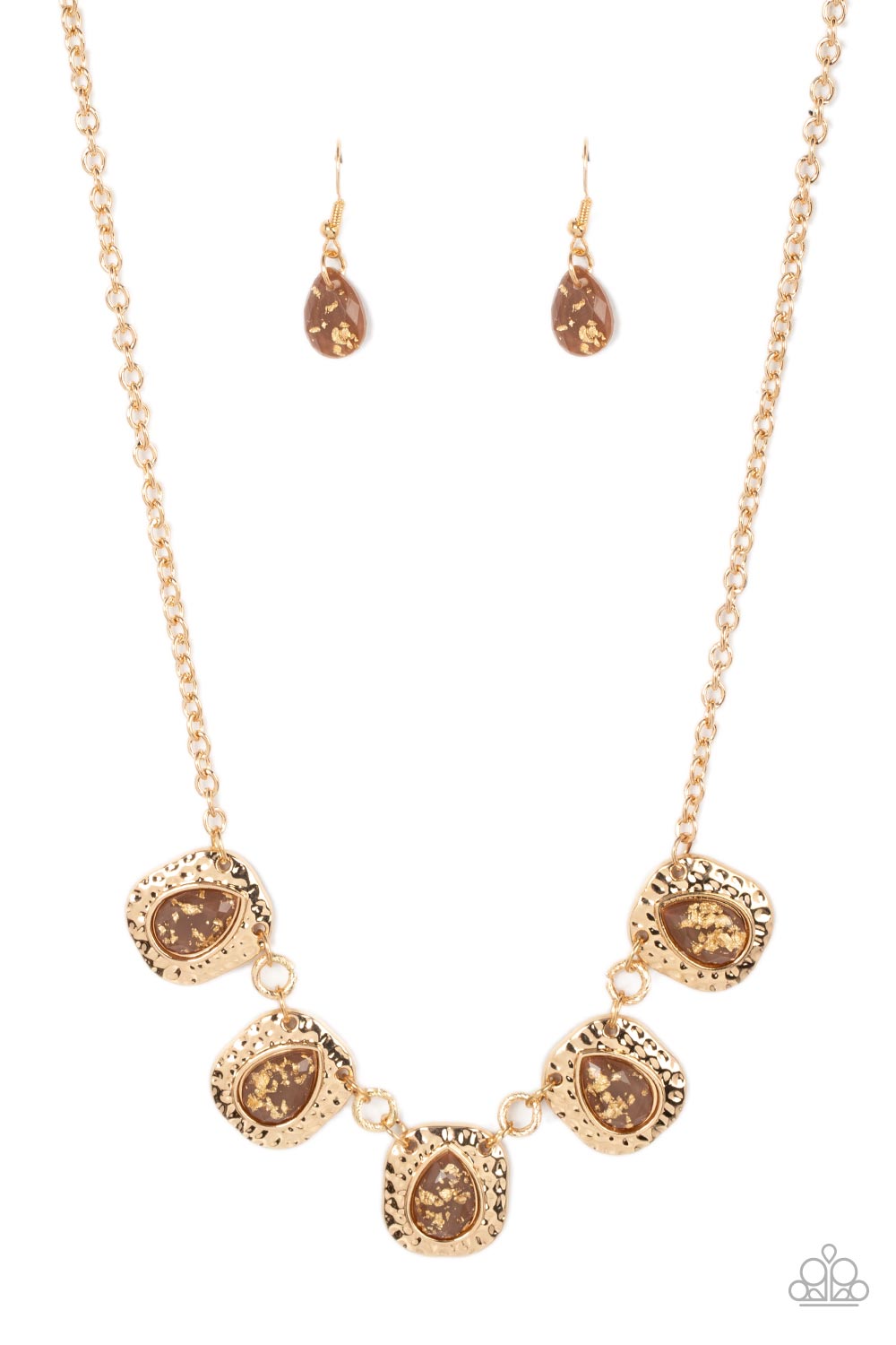 Mayan Masterpiece Brown Necklace Paparazzi