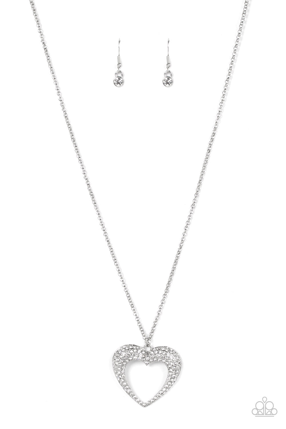 Cupid Charisma White Necklace Paparazzi