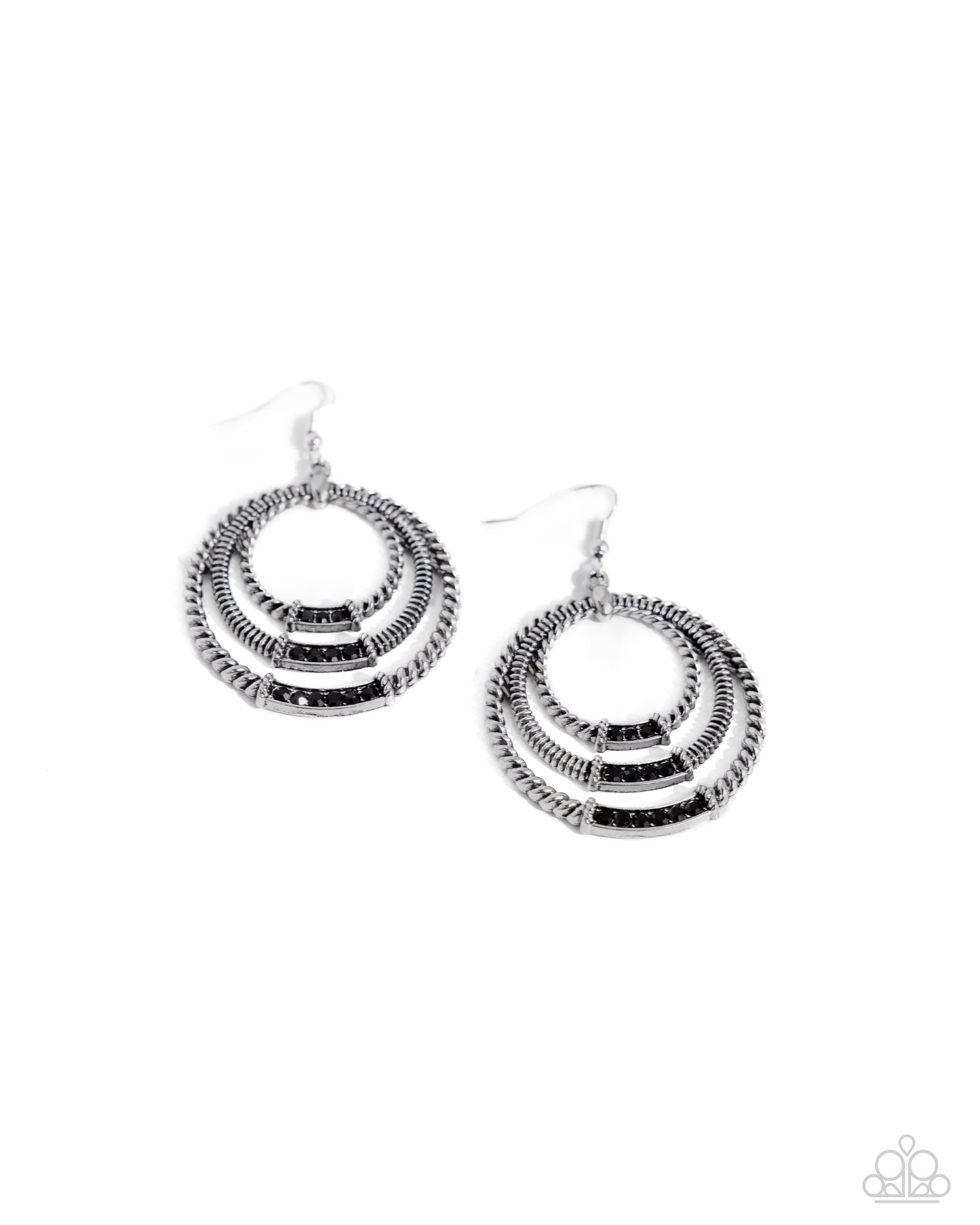 Contemporary Culture Black Earrings Paparazzi