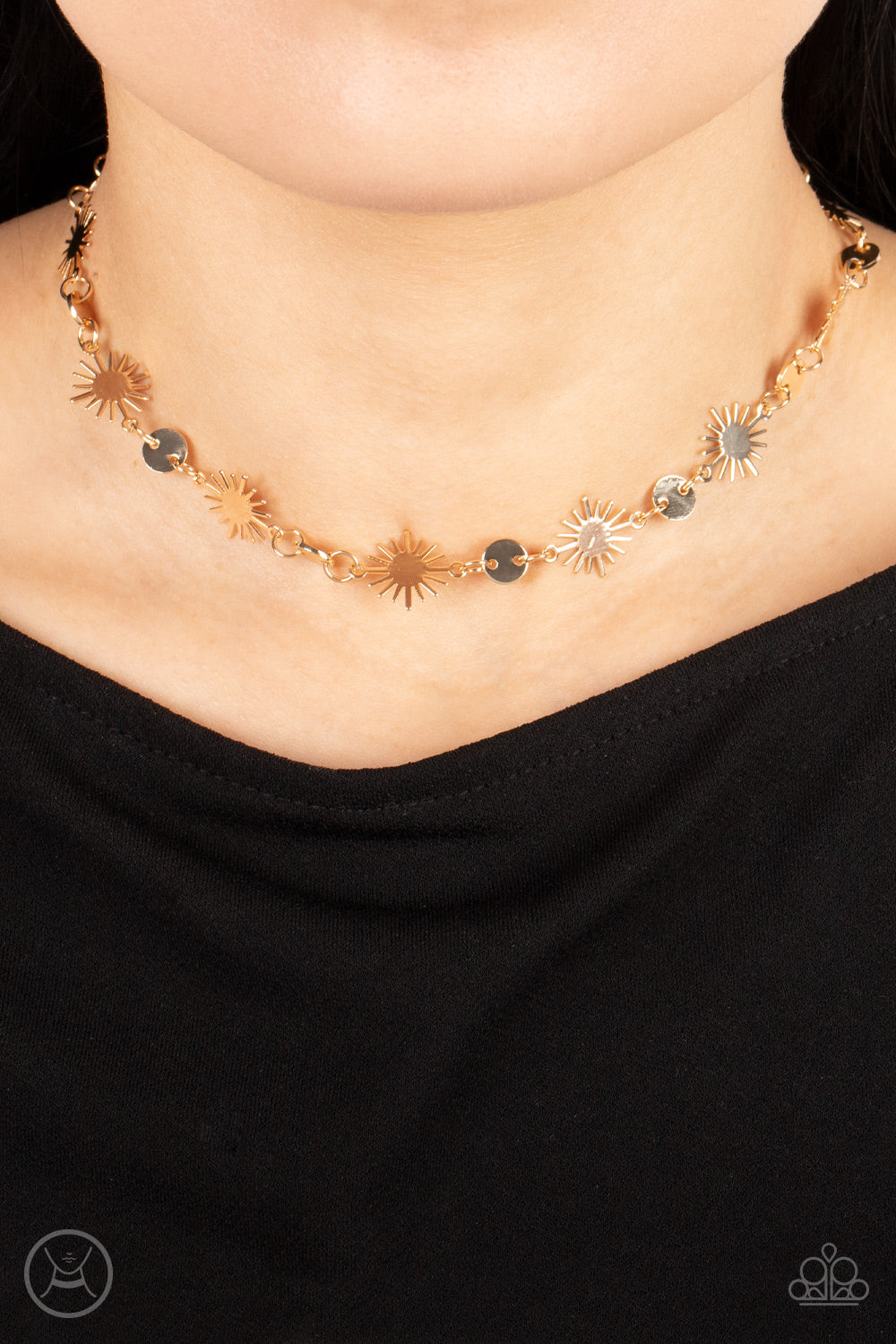 Astro Goddess Gold Necklace Paparazzi