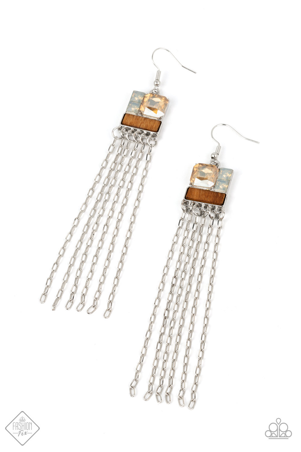 Thrift Shop Shimmer Multi Earrings Paparazzi