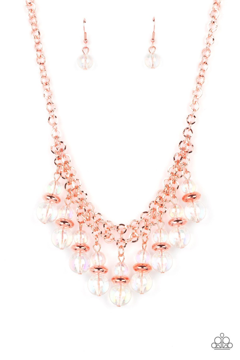 Deep Space Diva Copper
Necklace Paparazzi