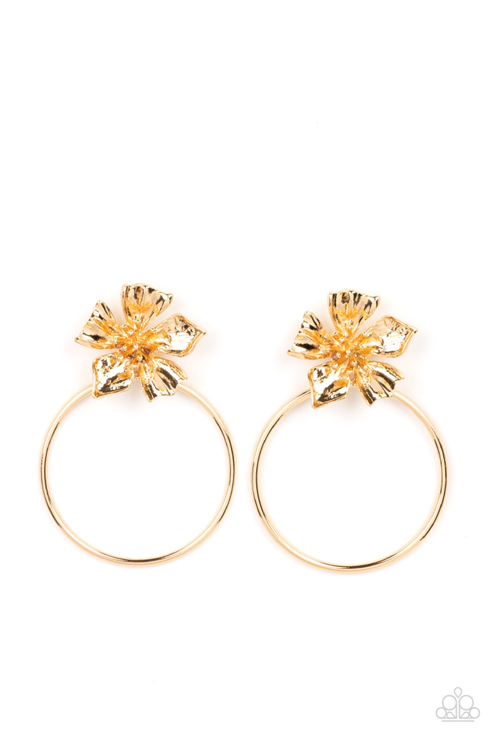 Buttercup Bliss Gold Post Earrings Paparazzi