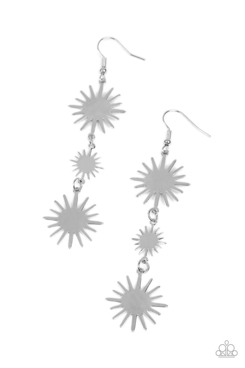Solar Soul Silver Earrings Paparazzi