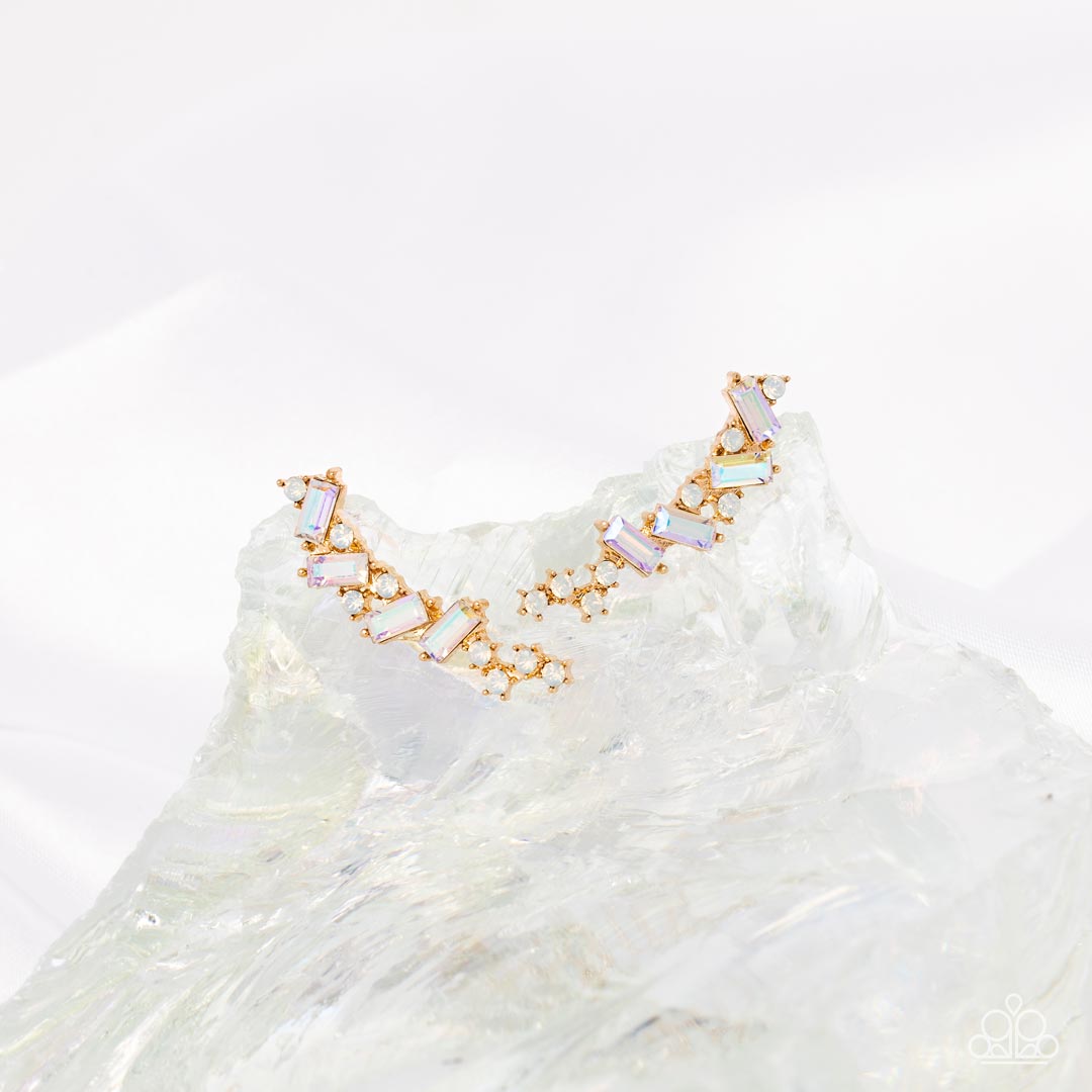 Stay Magical Gold Ear Crawler Earrings Paparazzi