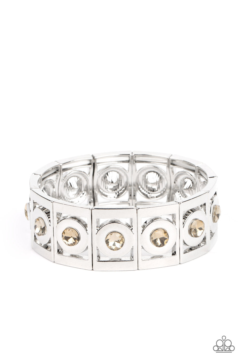 Stretch of Drama Brown Bracelet