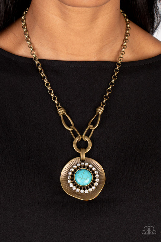 Badlands Treasure Hunt Brass Necklace