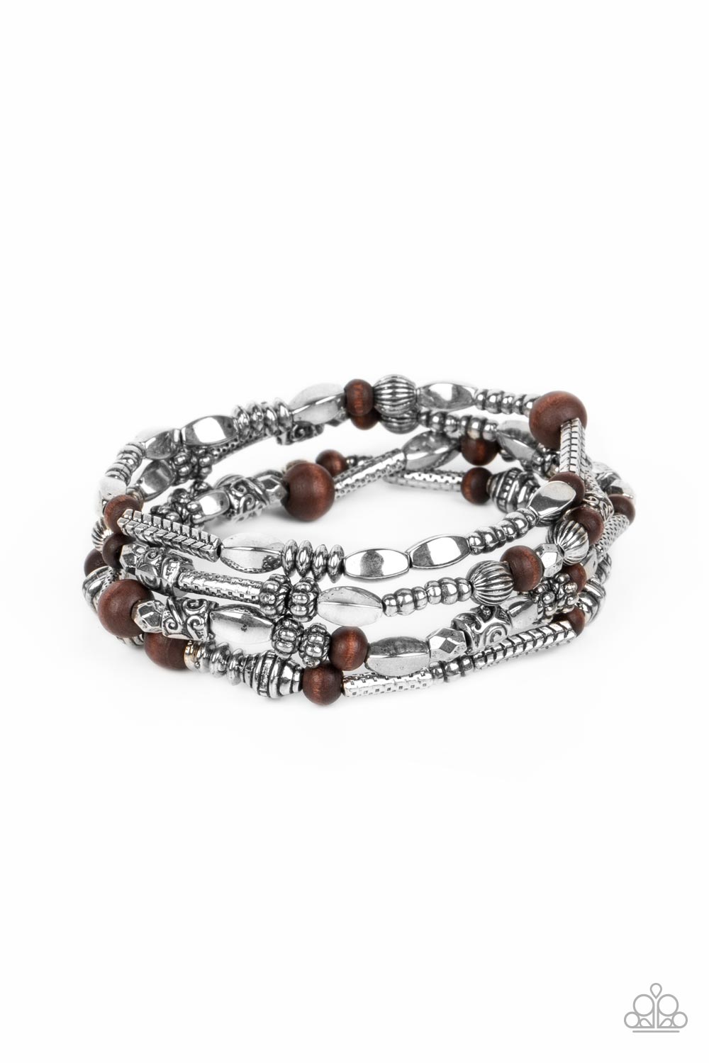 Jungle Jubilee Brown Bracelet Paparazzi