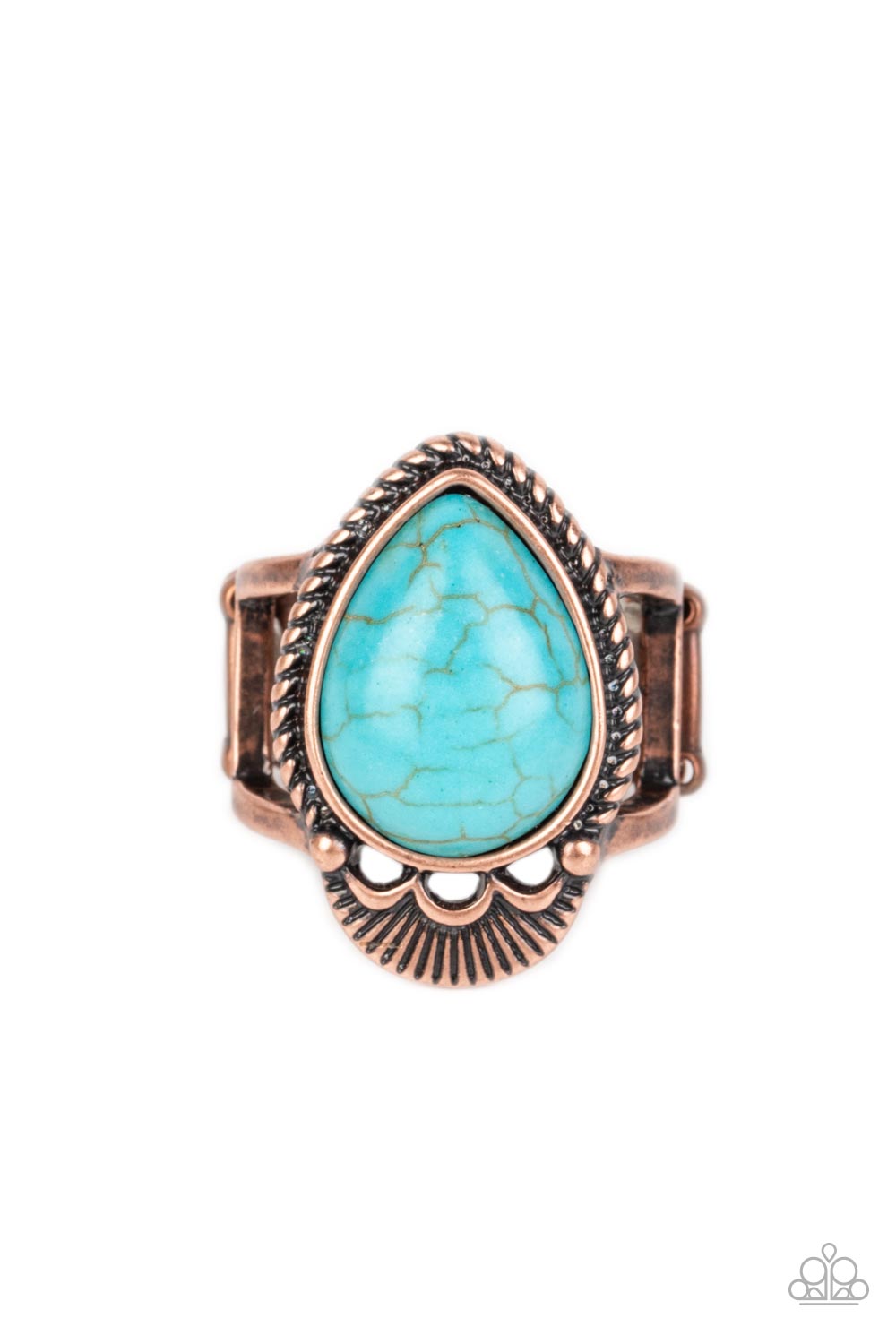 Rural Rapids Copper Ring