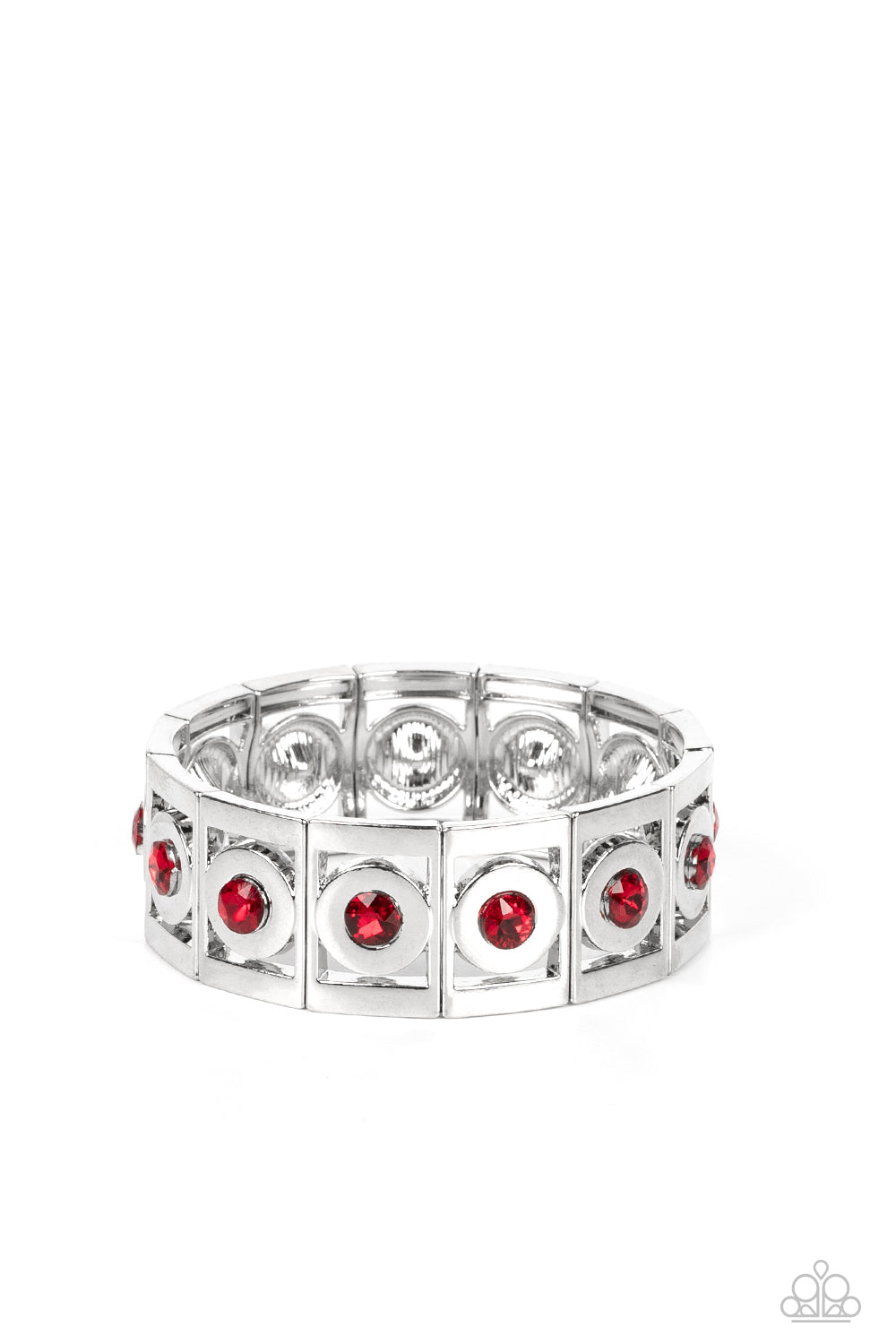 Stretch of Drama Red Bracelet