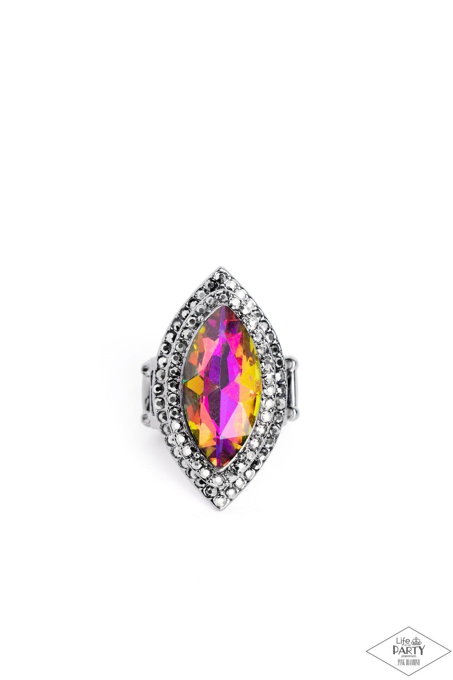 Jaw-Dropping Dazzle Multi Ring Paparazzi