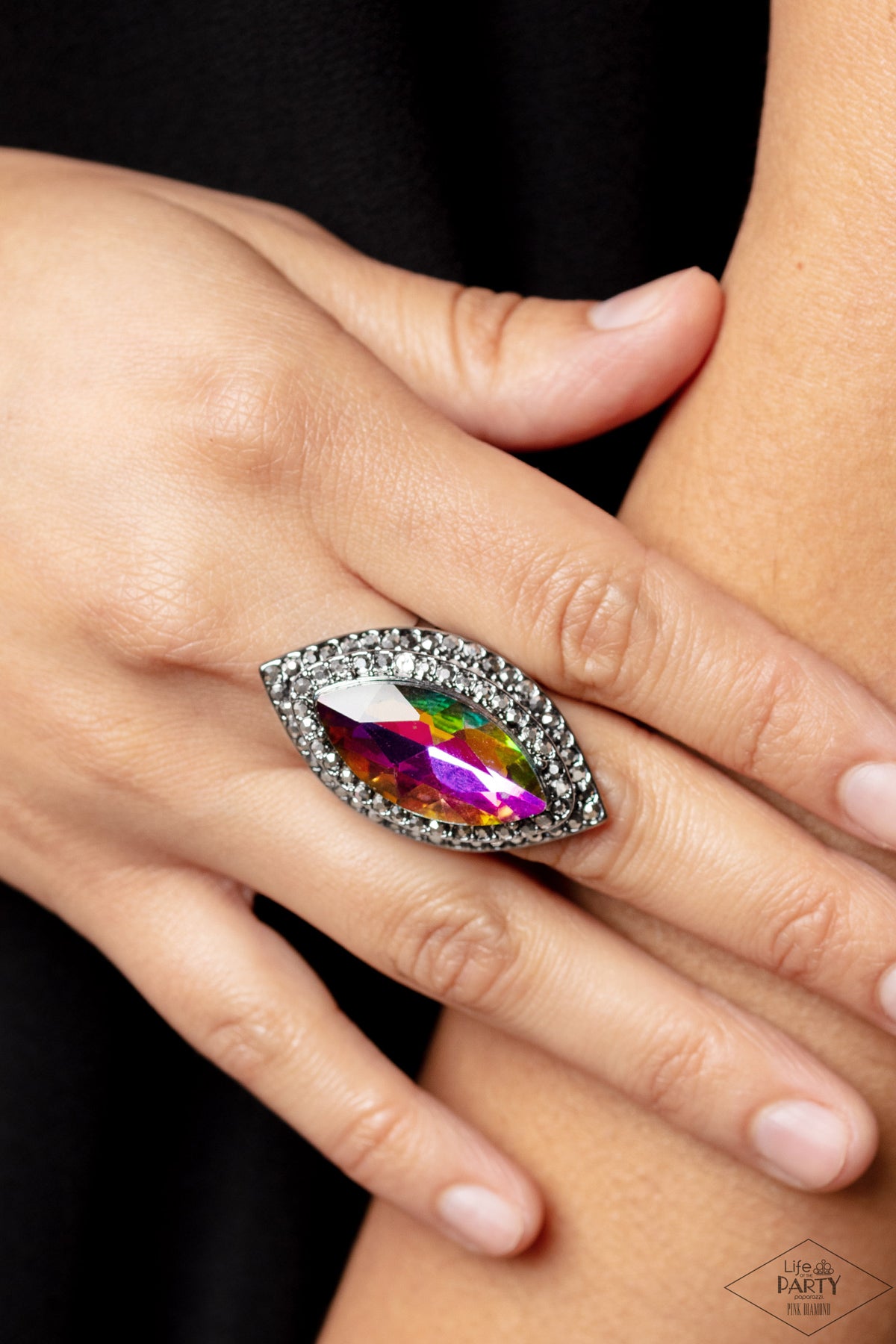 Jaw-Dropping Dazzle Multi Ring Paparazzi