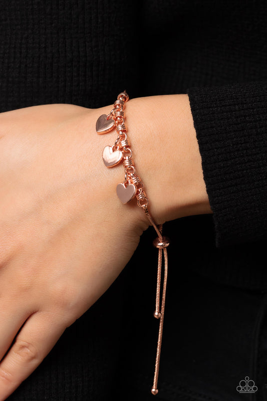 Romance Tale Copper Bracelet Paparazzi