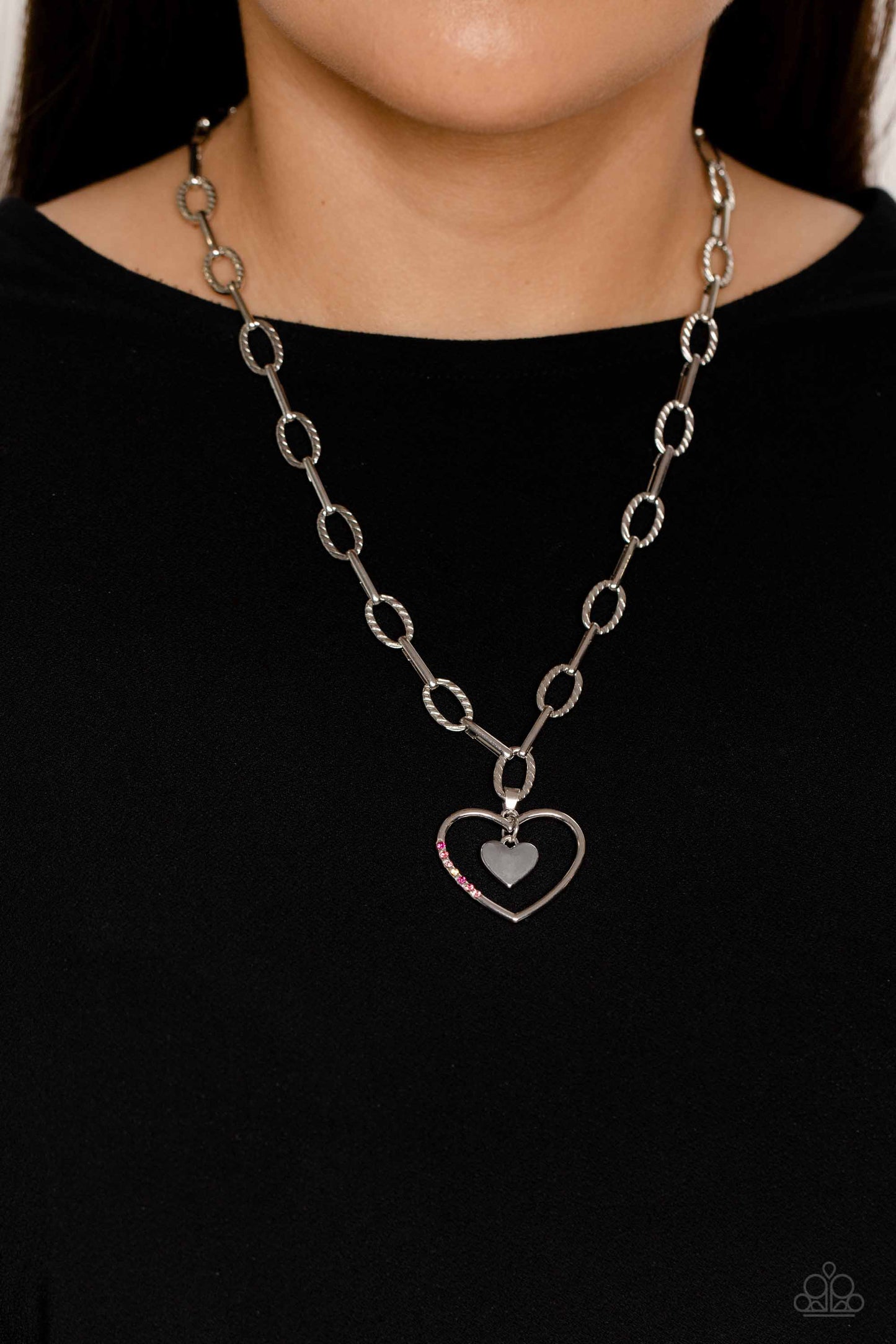 Refulgent Romance Pink Necklace