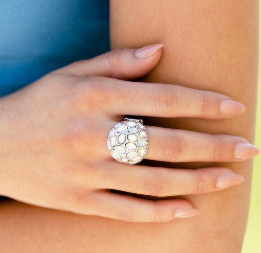 BLING Loud and Proud White Ring