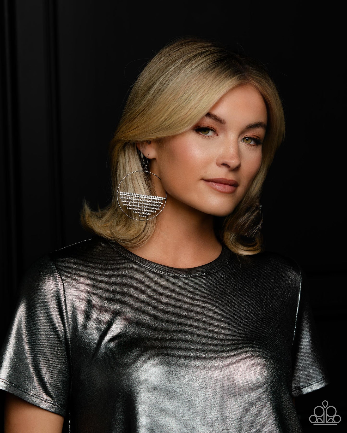 Fierce Fringe Black Earrings Paparazzi