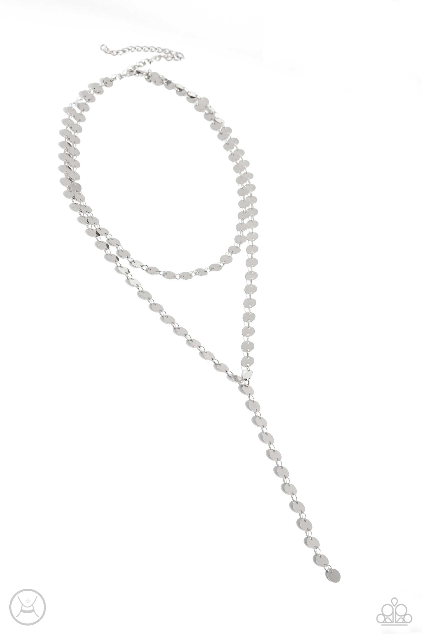 Reeling in Radiance Silver Necklace