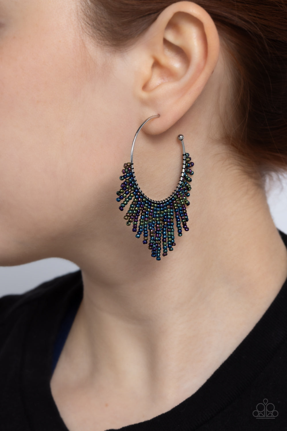 Tailored Tassel Multi Hoop Earrings Paparazzi