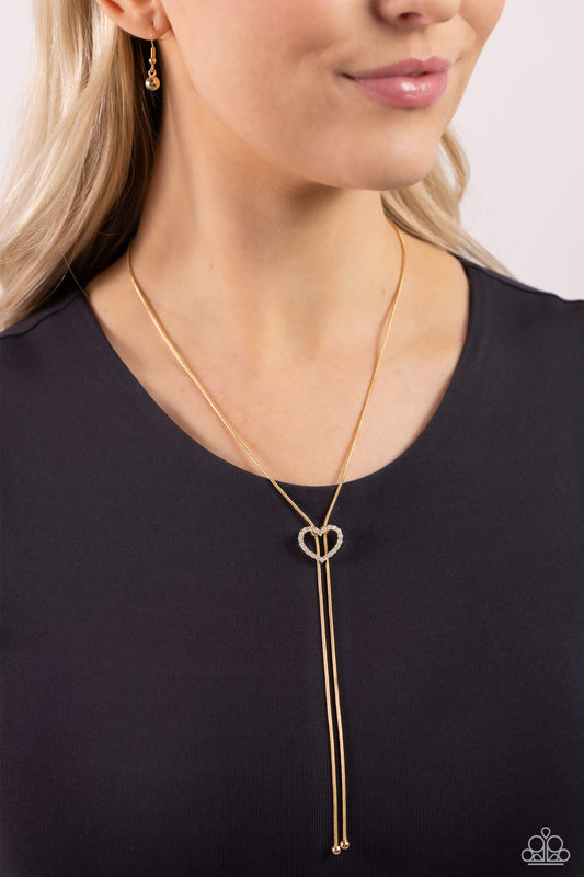 Tempting Tassel Gold Necklace