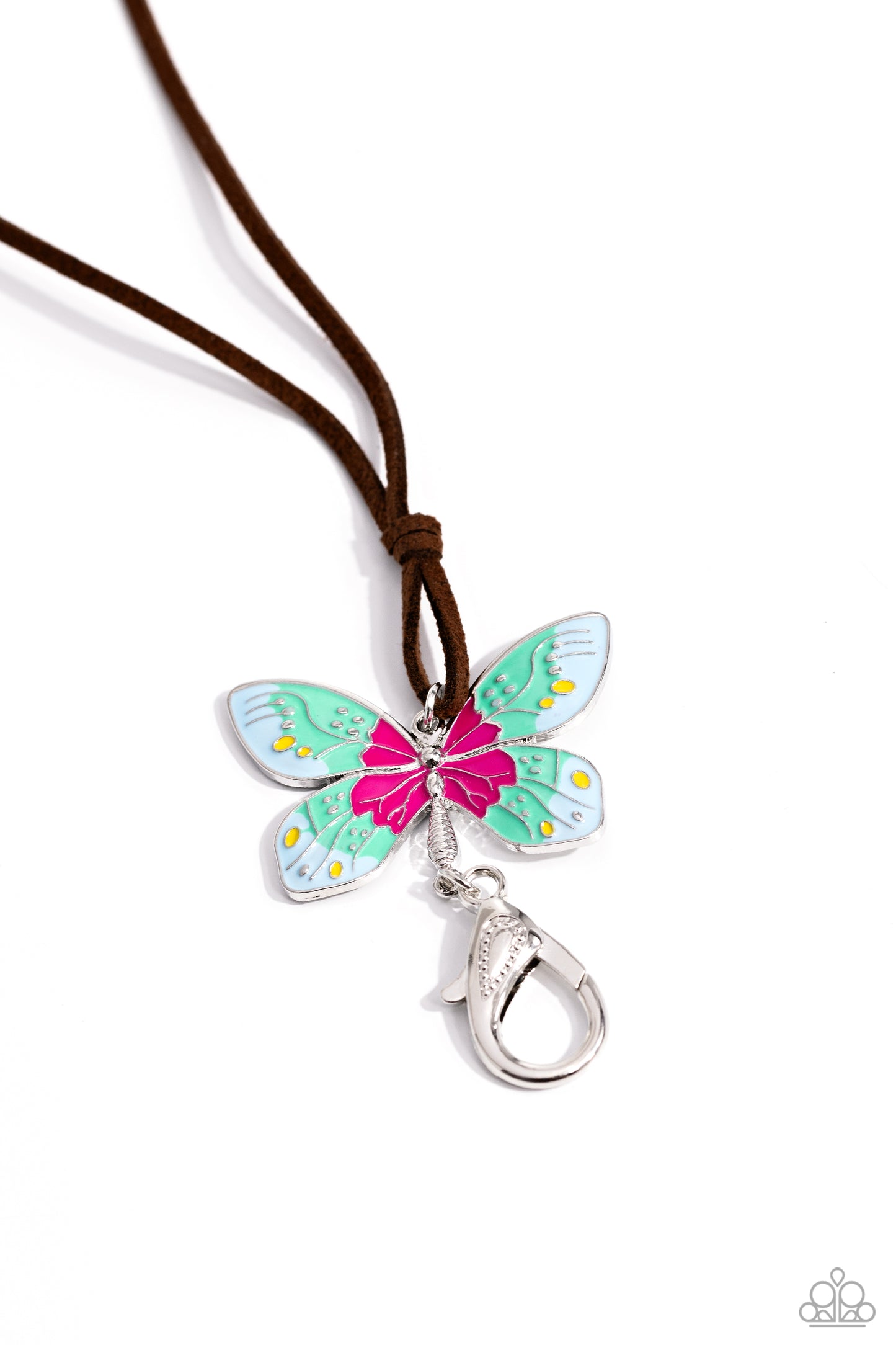 Winged Wanderer Blue Necklace Paparazzi