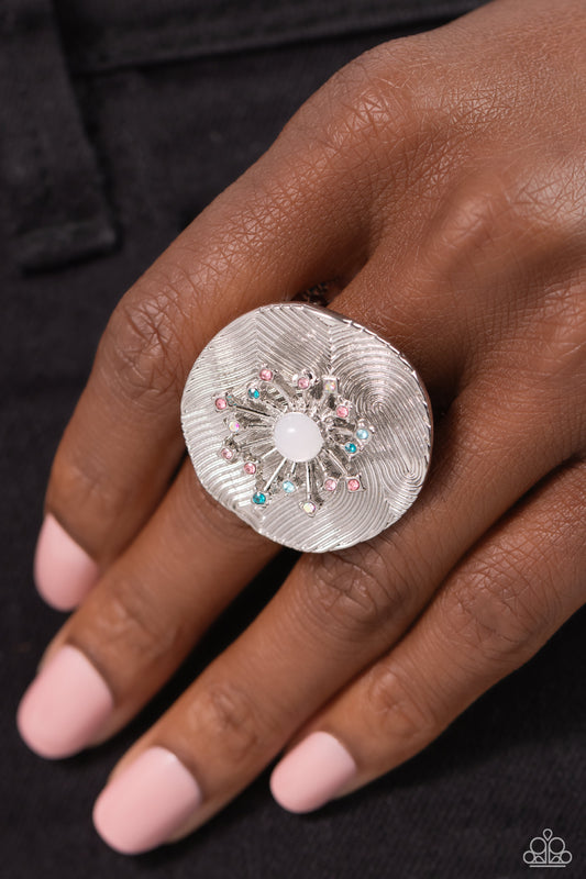 Seriously SUNBURST White Ring