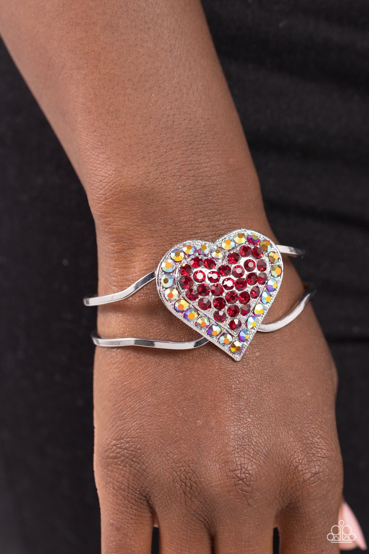Flirtatious Finale Red Bracelet
